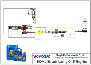 स्वचालित 500ML-5L चिकनाई तेल भरने लाइन