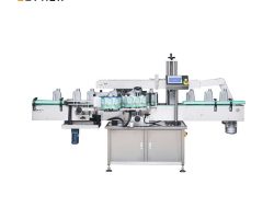 स्वचालित-डबल-साइड-शैम्पू-बोतल-लेबलिंग मशीन